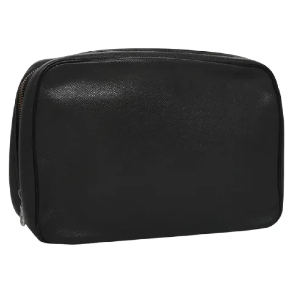 Louis Vuitton Vintage Pre-owned Leather clutches Black Dames