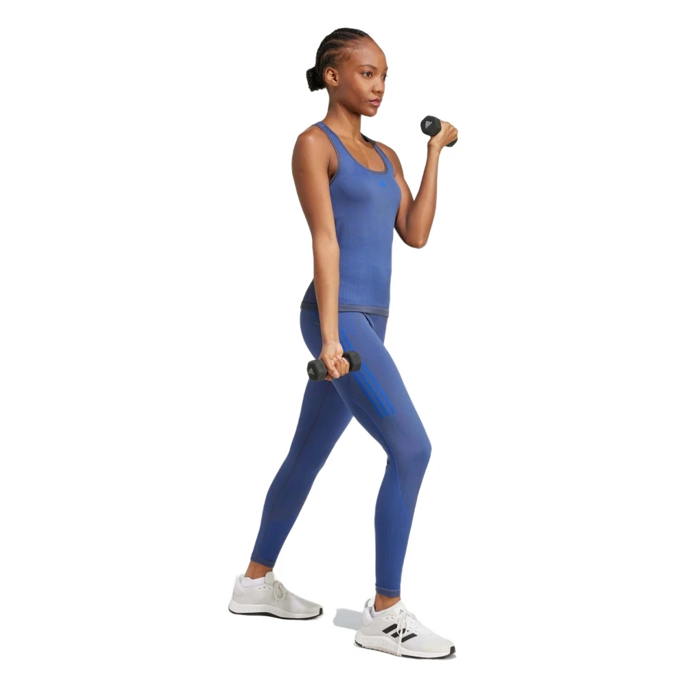 Adidas Aeroknit Tank Top Blue Dames