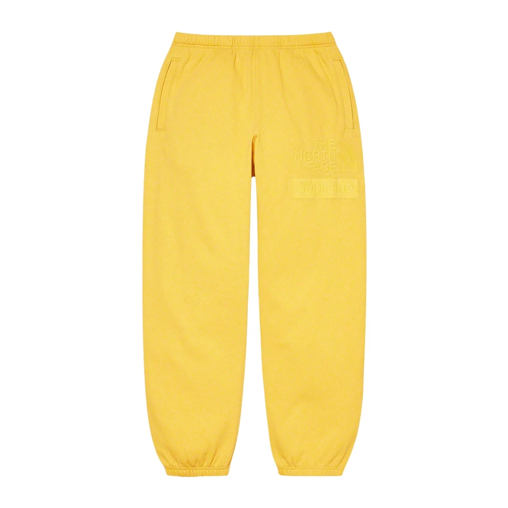 Supreme Limited Edition Pigment Printed Sweatpant Geel Yellow Dames
