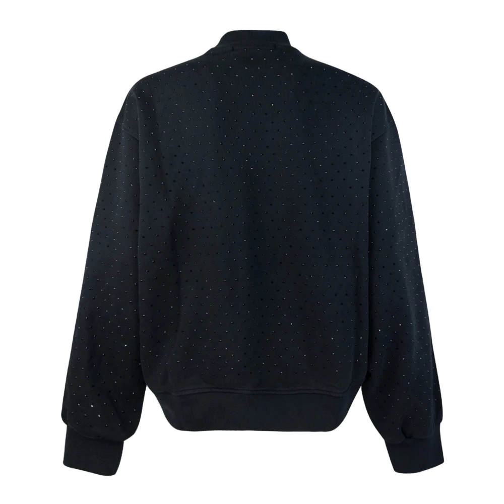 Barrow Zwarte trui met strassprint Black Dames