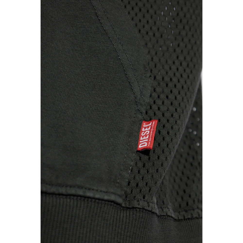 Diesel Sweatshirt S-Boxt-Sl-Mesh Gray Heren