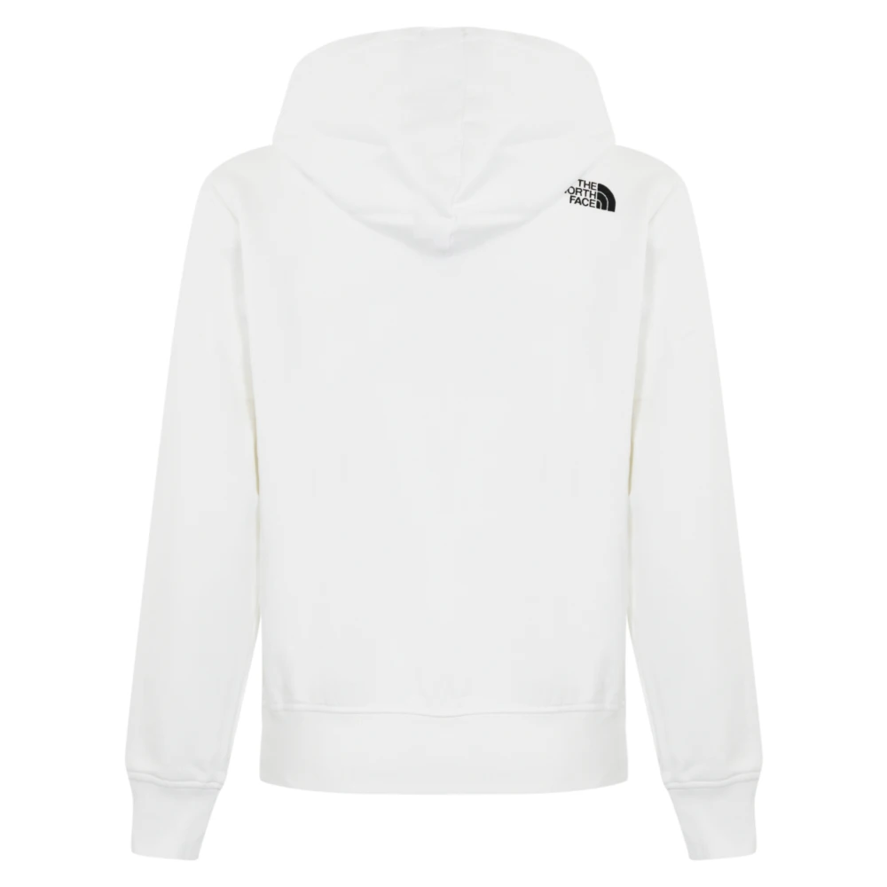 The North Face Witte Katoenen Hoodie White Heren