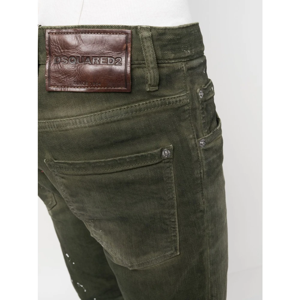 Dsquared2 Slim-fit Jeans Green Heren