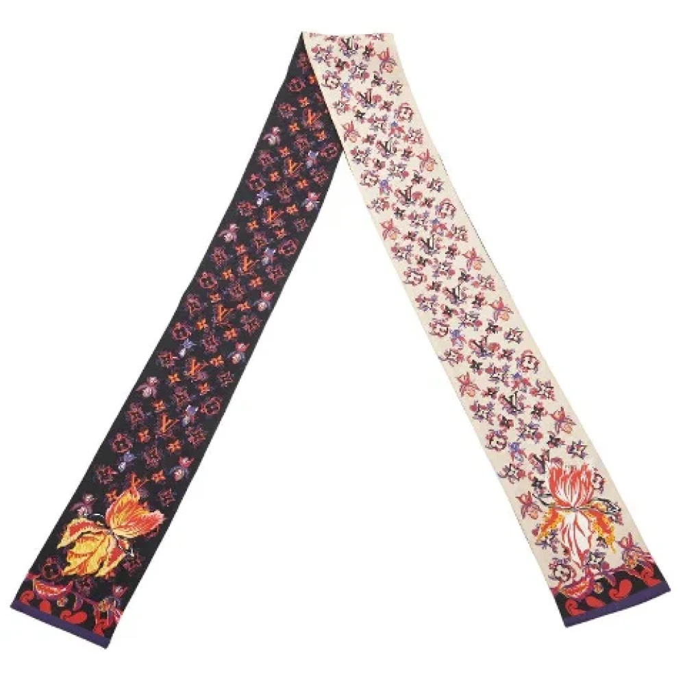 Louis Vuitton Vintage Pre-owned Canvas scarves Multicolor Dames