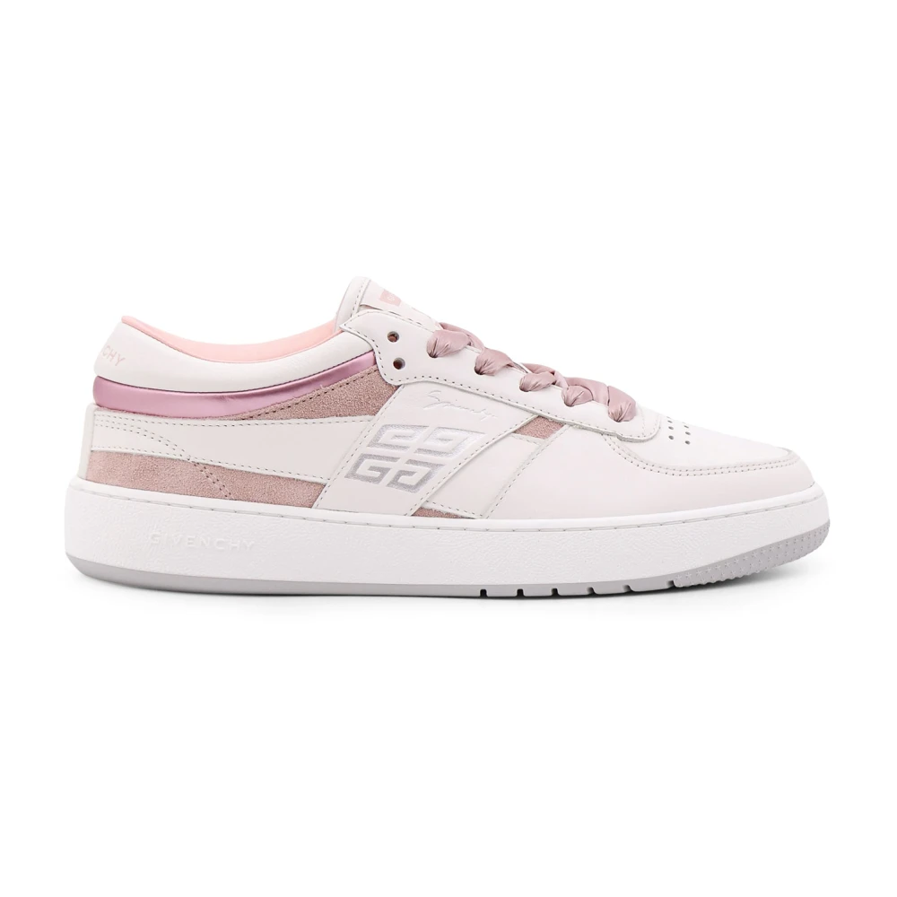 Givenchy Women's White Leather And Suede Low-Top Sneakers
