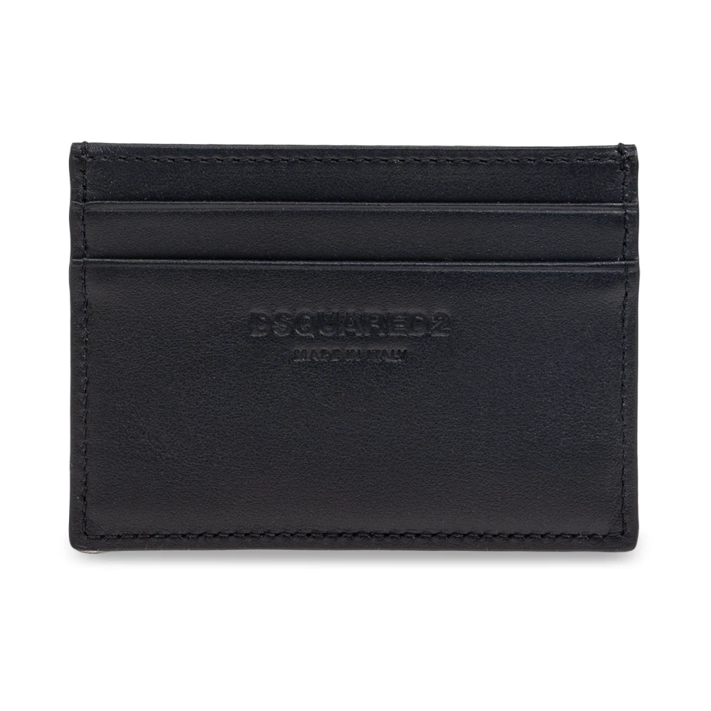 Dsquared2 Leren kaarthouder Black Heren