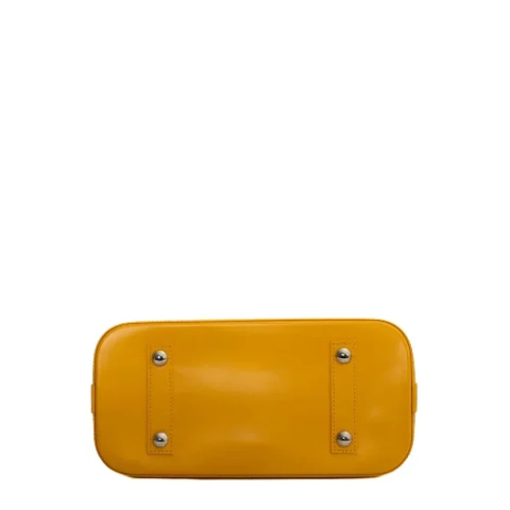 Louis Vuitton Vintage Pre-owned Leather handbags Yellow Dames