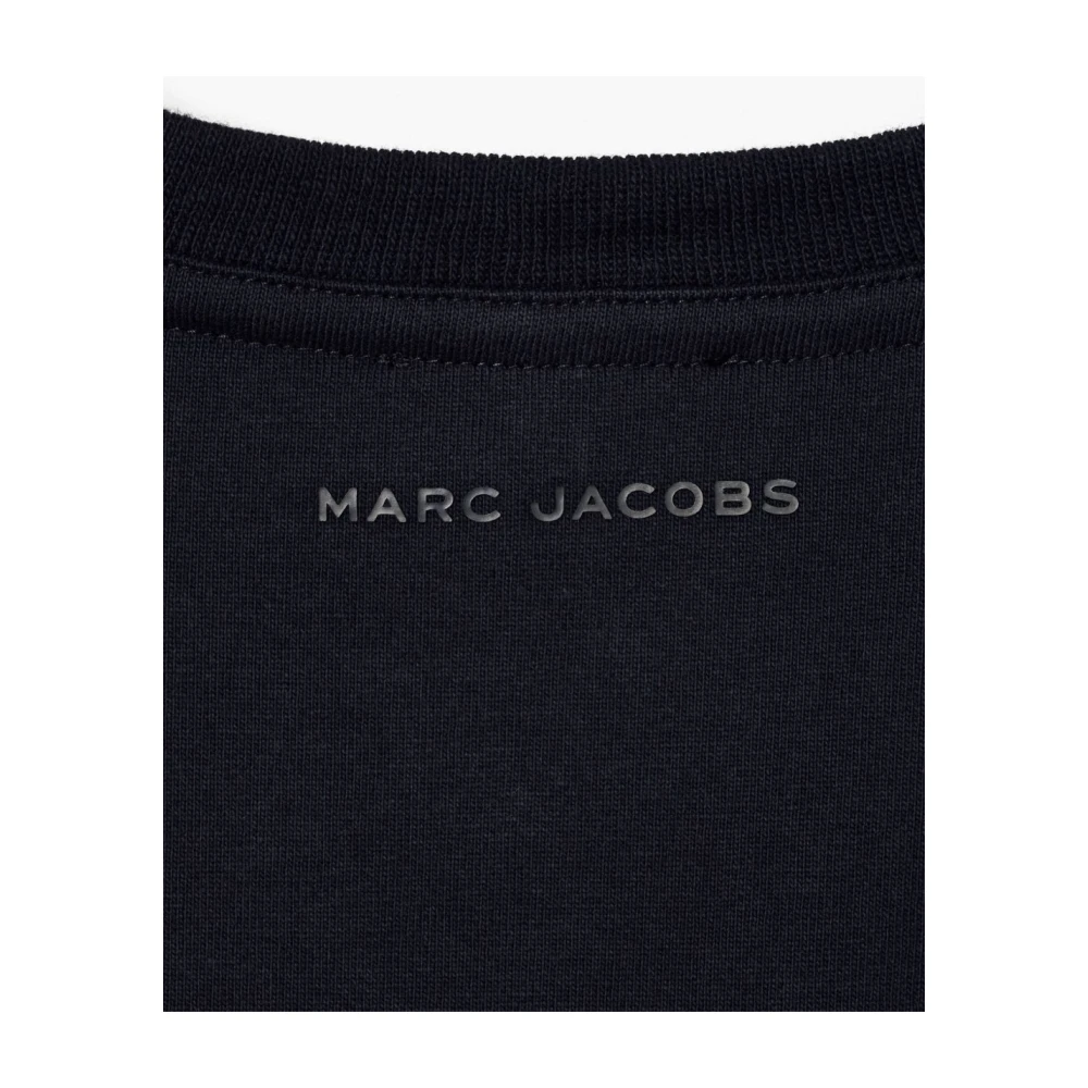 Marc Jacobs Zwart Daisy Print T-shirt Black Dames