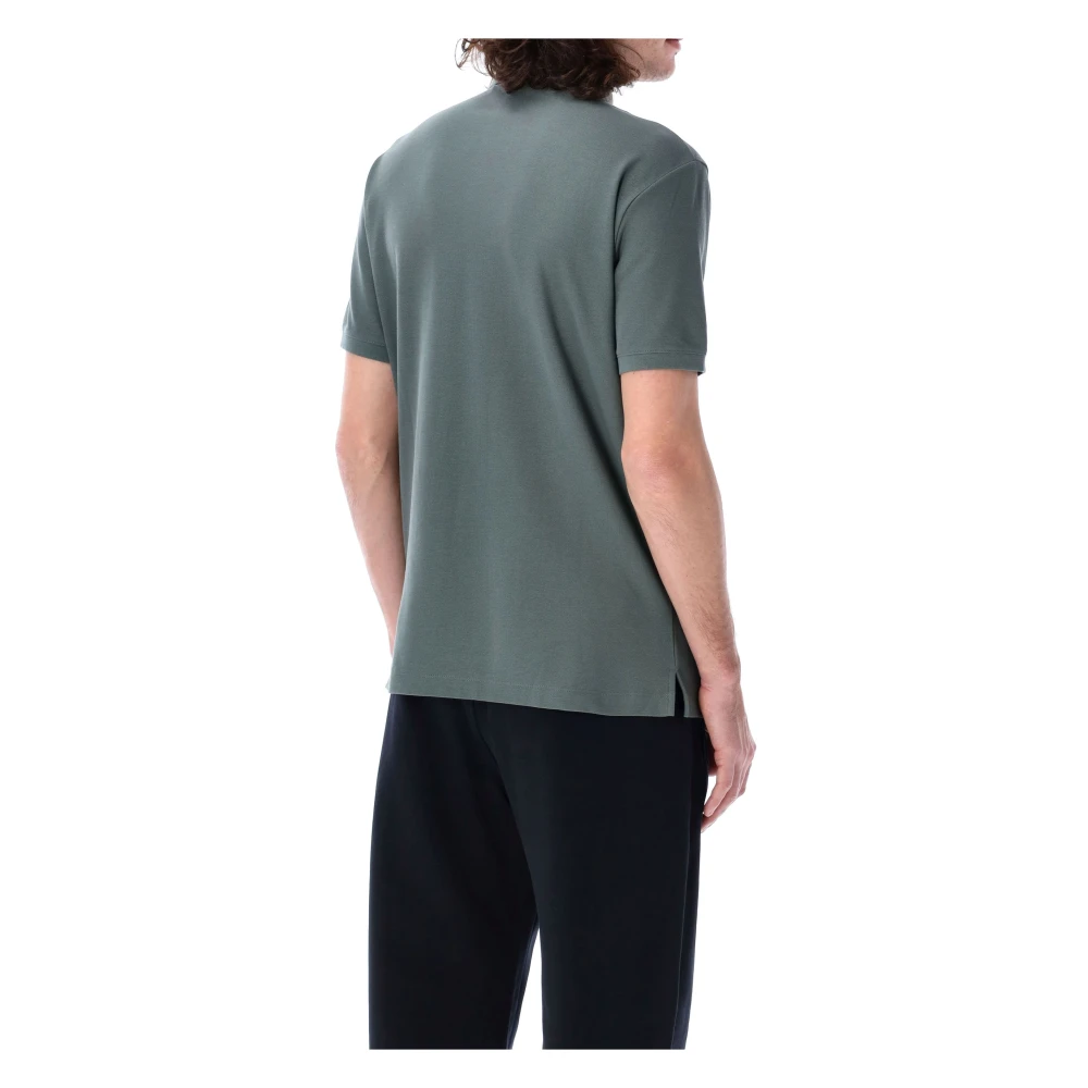 Emporio Armani Klassiek Polo Shirt voor Mannen Green Heren