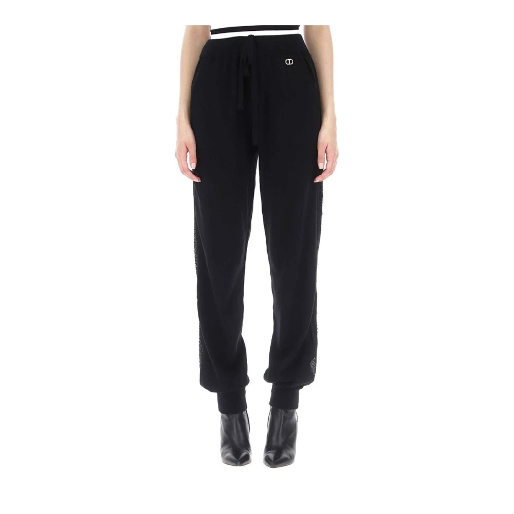 Twinset Broek Black Dames