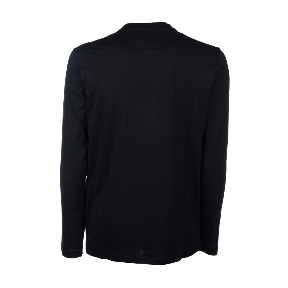 Emporio Armani Casual Katoenen T-Shirt voor Mannen Black Heren