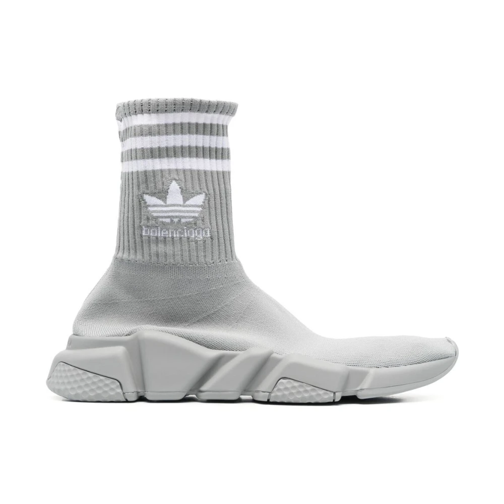 Adidas Women's Gray Grey Speed Trainers With Stripe Detailing - Trainers - 6 Uk - Sport