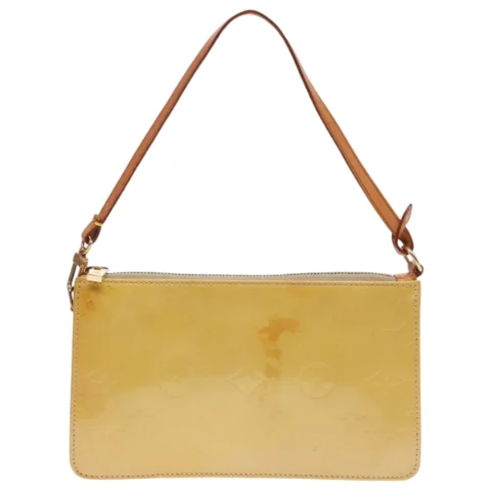 Louis Vuitton Vintage Pre-owned Fabric clutches Beige Dames