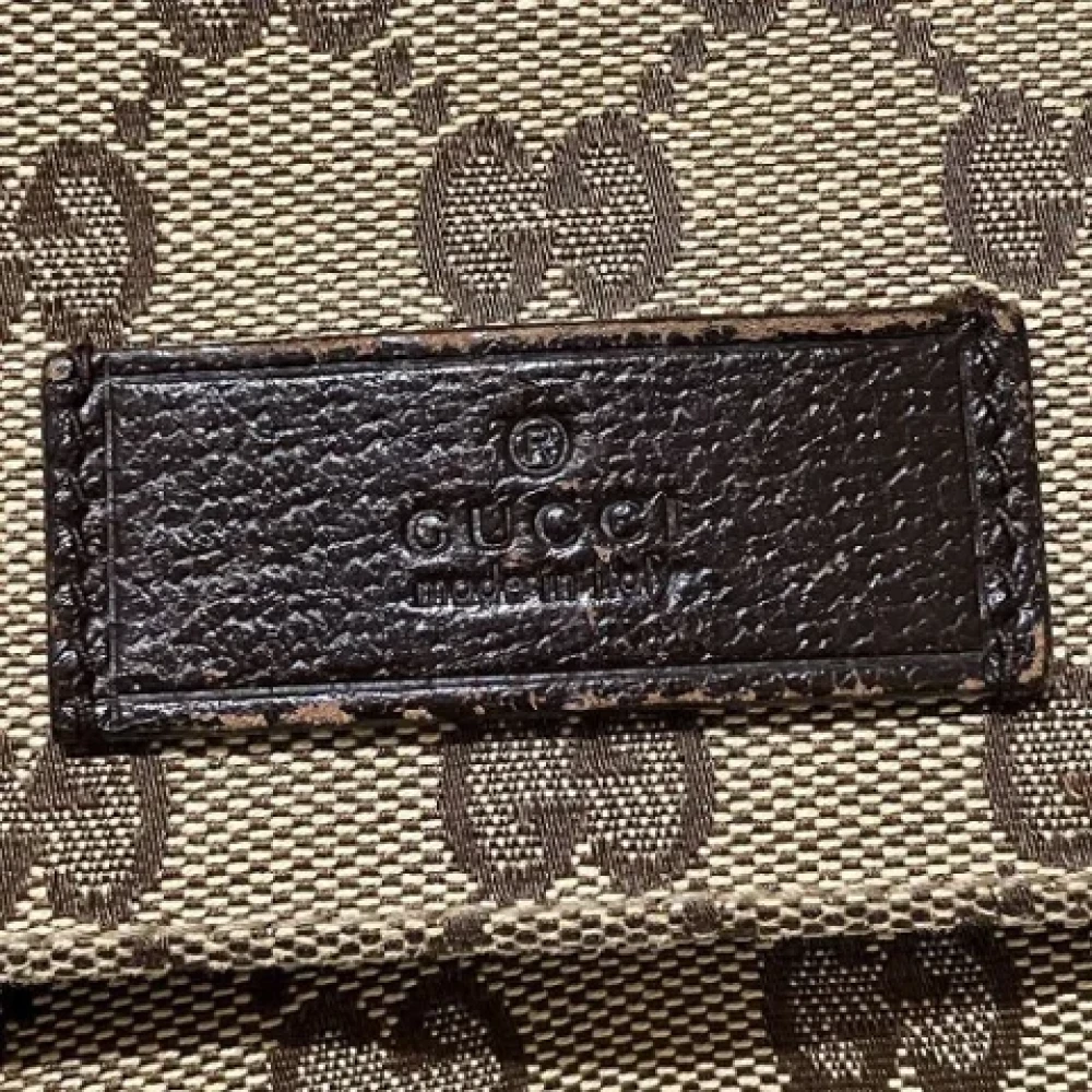 Gucci Vintage Pre-owned Canvas gucci-bags Brown Dames