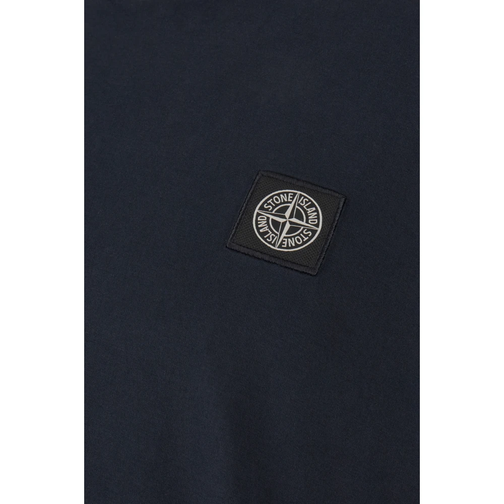 Stone Island Casual katoenen T-shirt Blue Heren