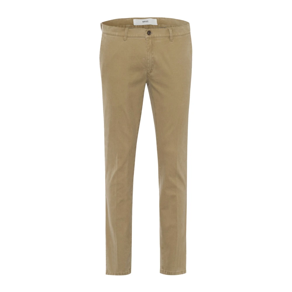 BRAX katoenen broek beige Heren