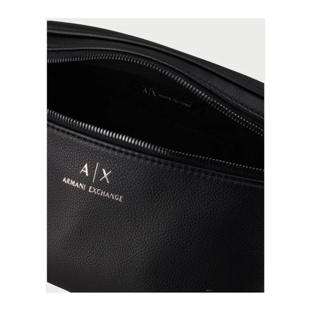 Armani Exchange Zwarte Crossbody Tas Black Heren