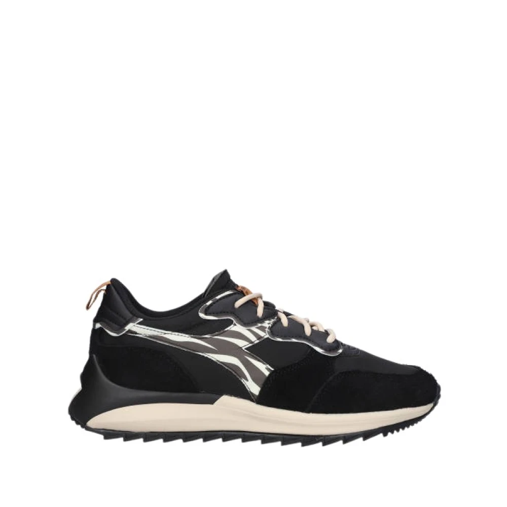Diadora Animalier Lifestyle Sneakers Dames Schoenen Zwart
