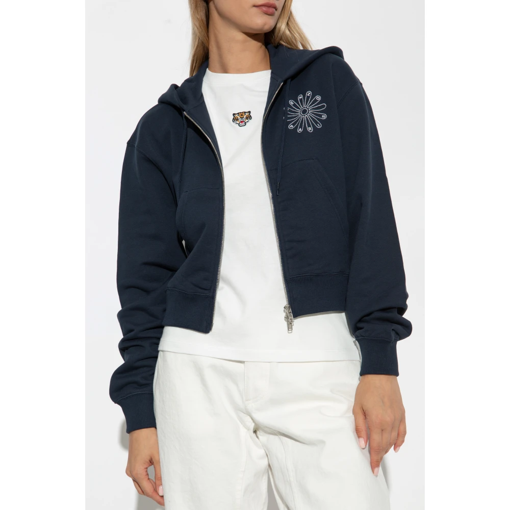 Kenzo Sweatshirt met logo Blue Dames