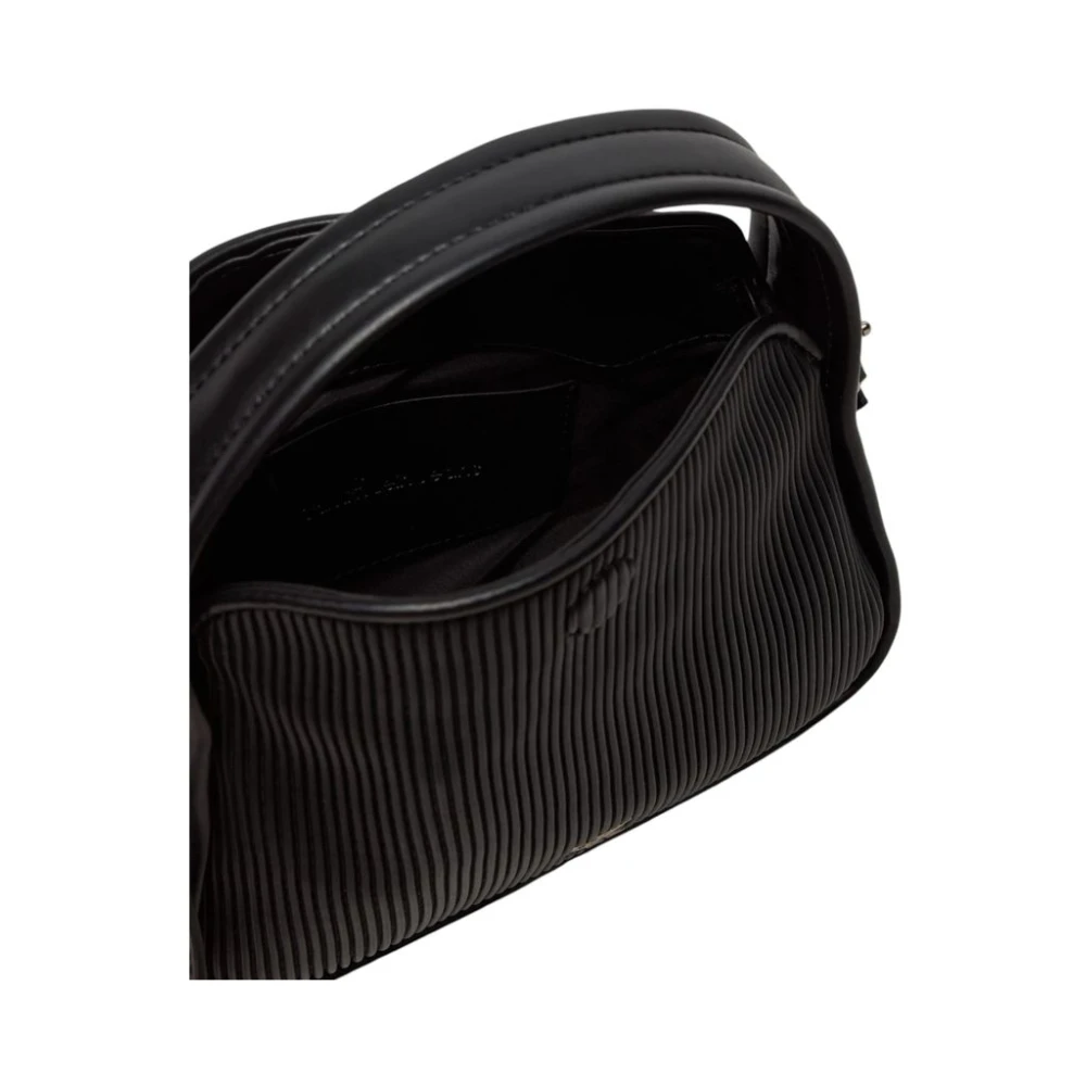 Calvin Klein Jeans Zwarte Polyethyleen Handtas Herfst Winter Collectie Black Dames