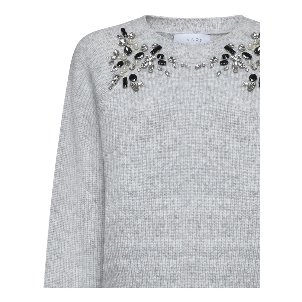 Kaos Lichtgrijze Sweaters Collectie Gray Dames