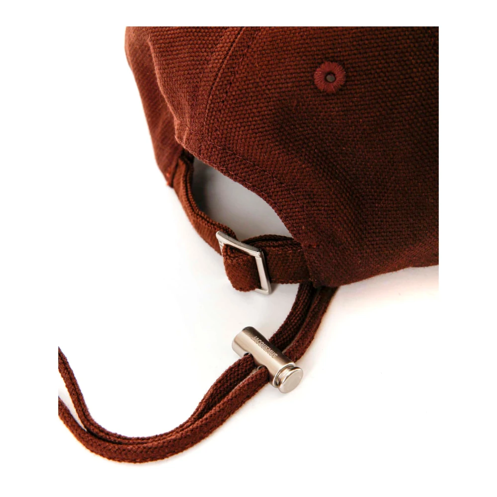 Jacquemus Artisjok Six-Panel Pet met Franje Brown Heren