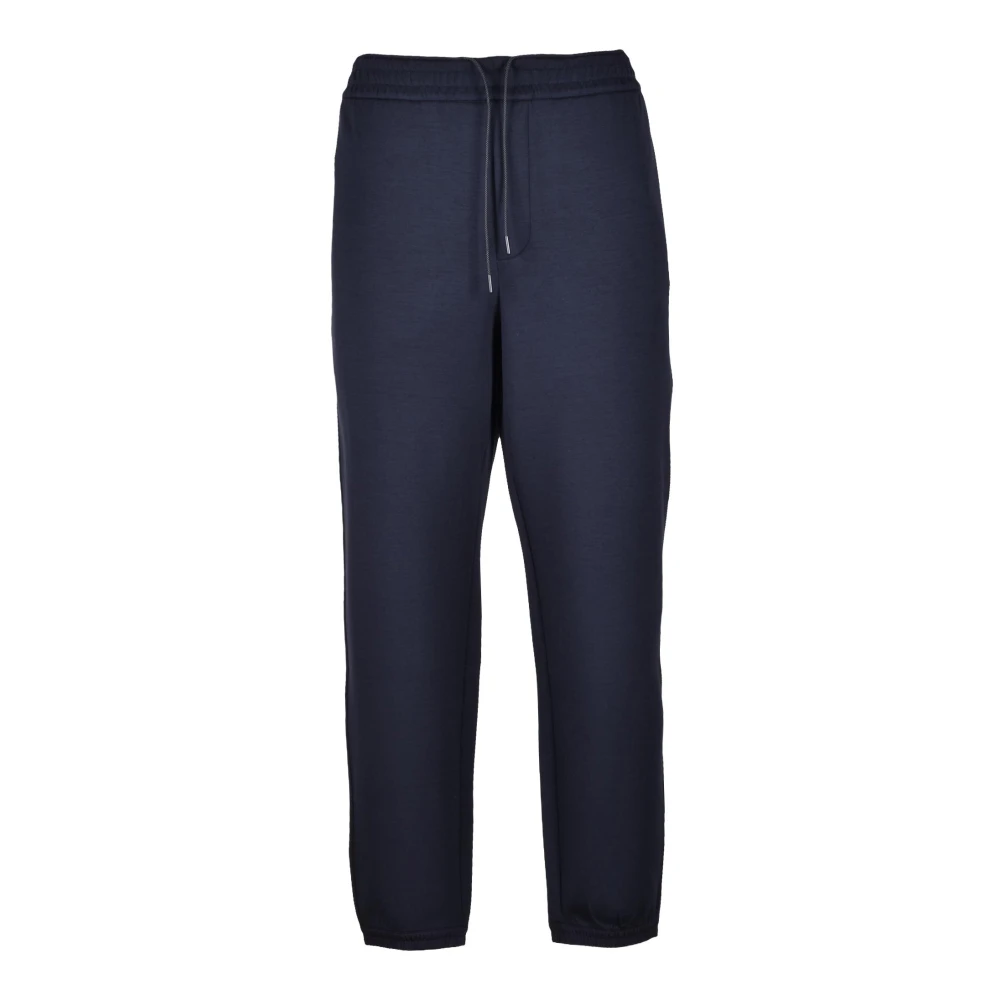 Emporio Armani Elegante Modal Elastaan Broek White Heren