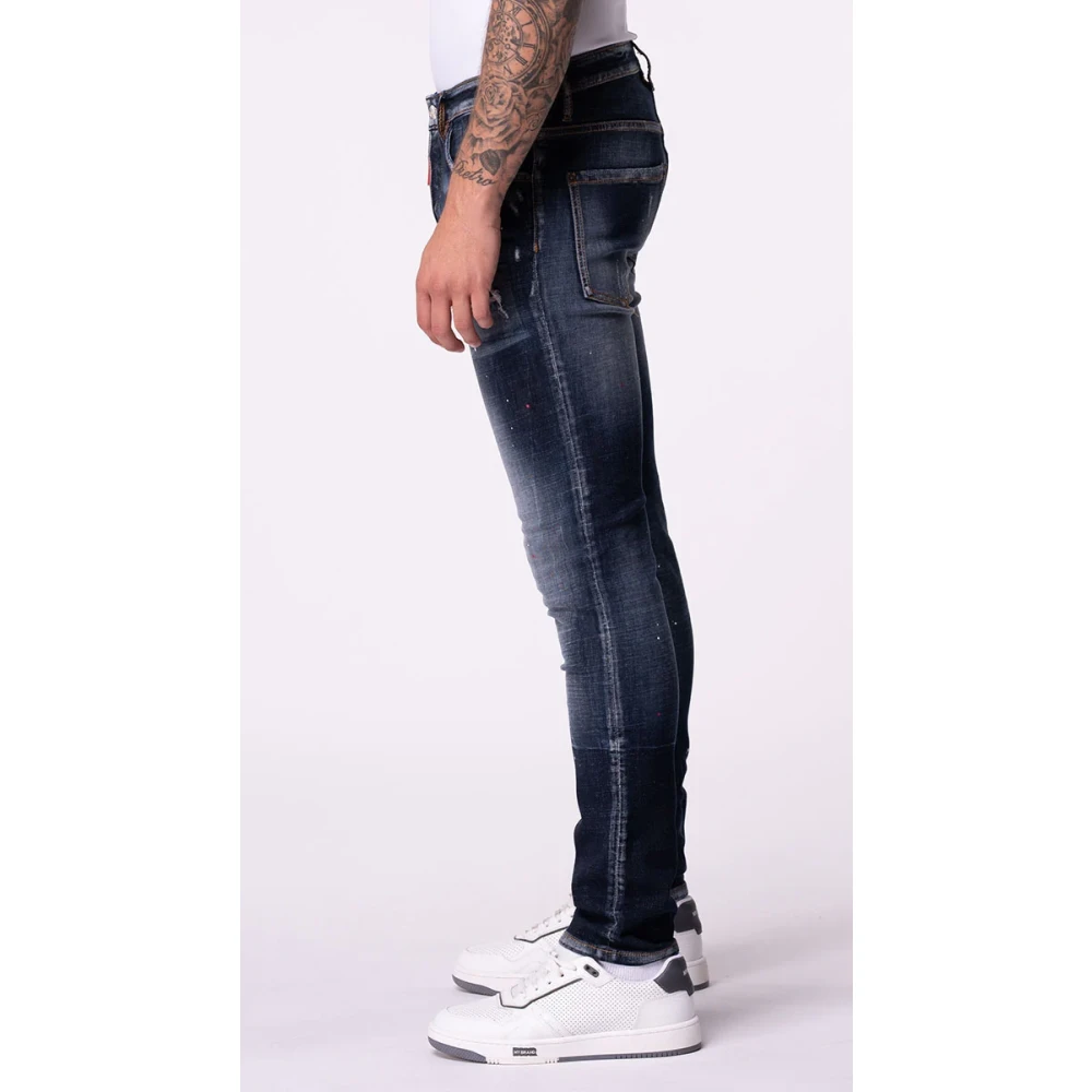 My Brand Ruby Red Spotted Jeans Blauw Blue Heren