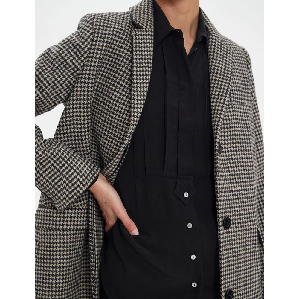 Ines De La Fressange Paris Franck Coat Black Dames