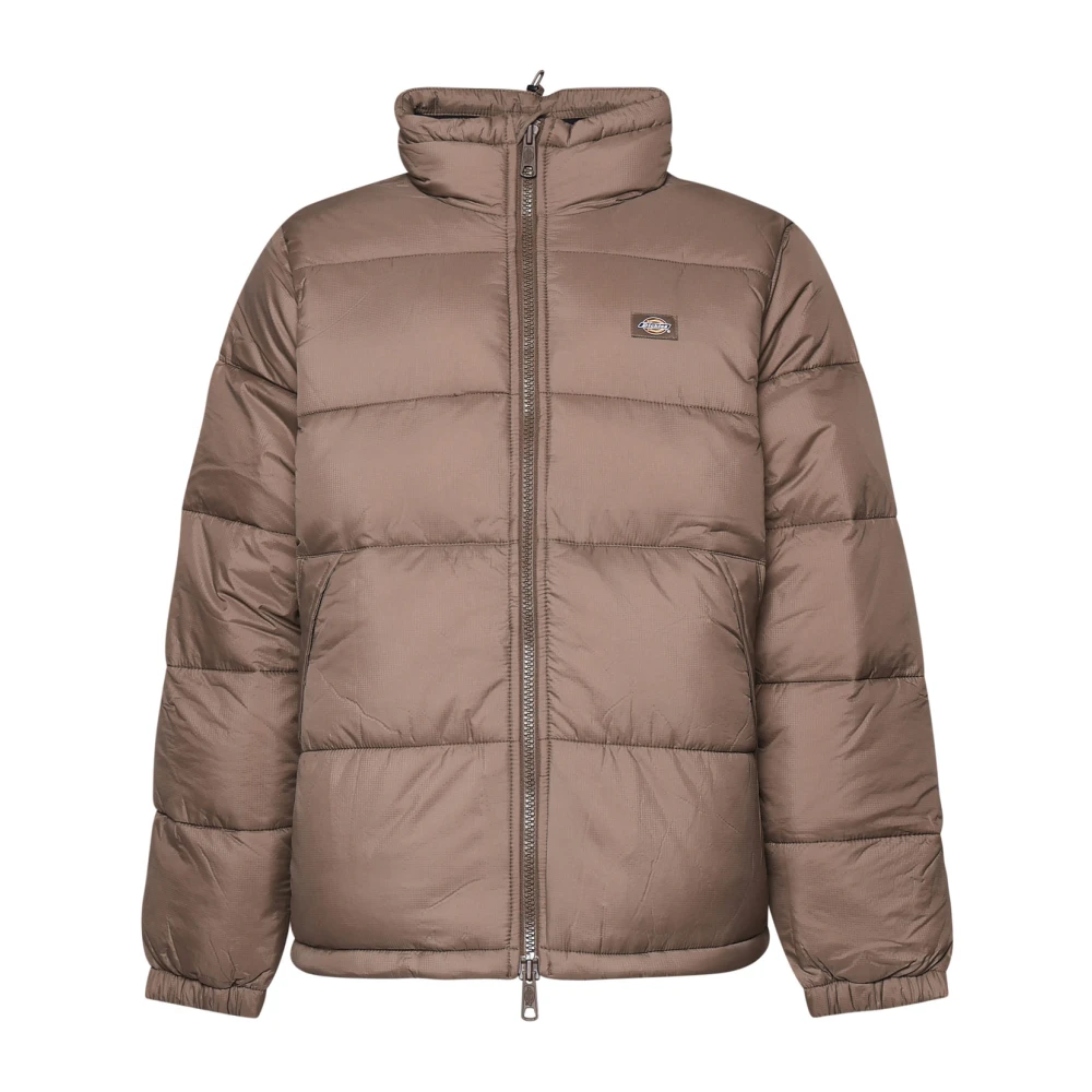 Dickies Nylon capuchonjas in paddestoelkleur Brown Heren