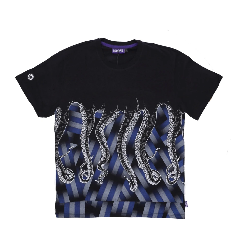 Octopus Zwarte Heren Dazzle Tee T-Shirt Black Heren