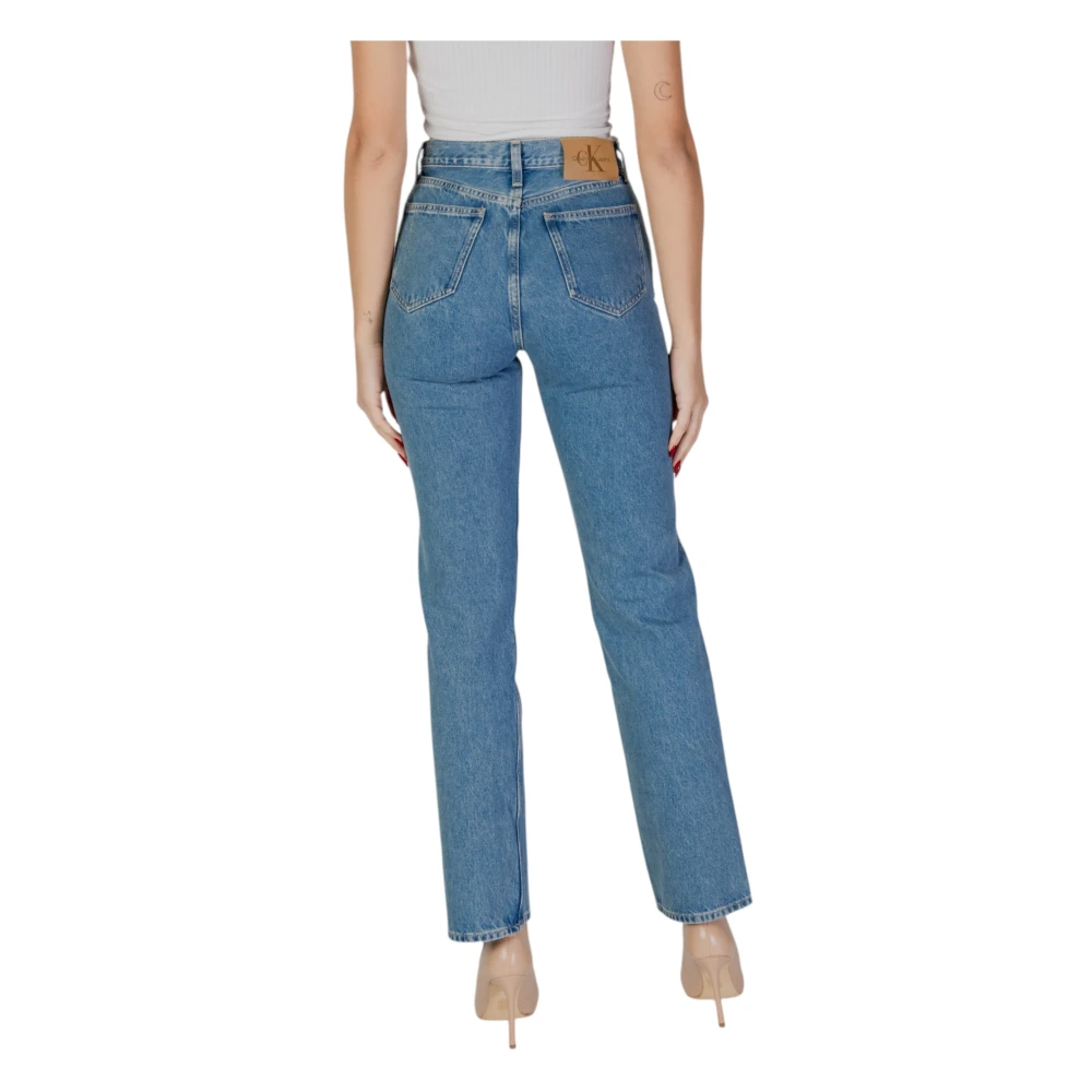 Calvin Klein Jeans Regular Women's Jeans Lente Zomer Collectie Blue Dames