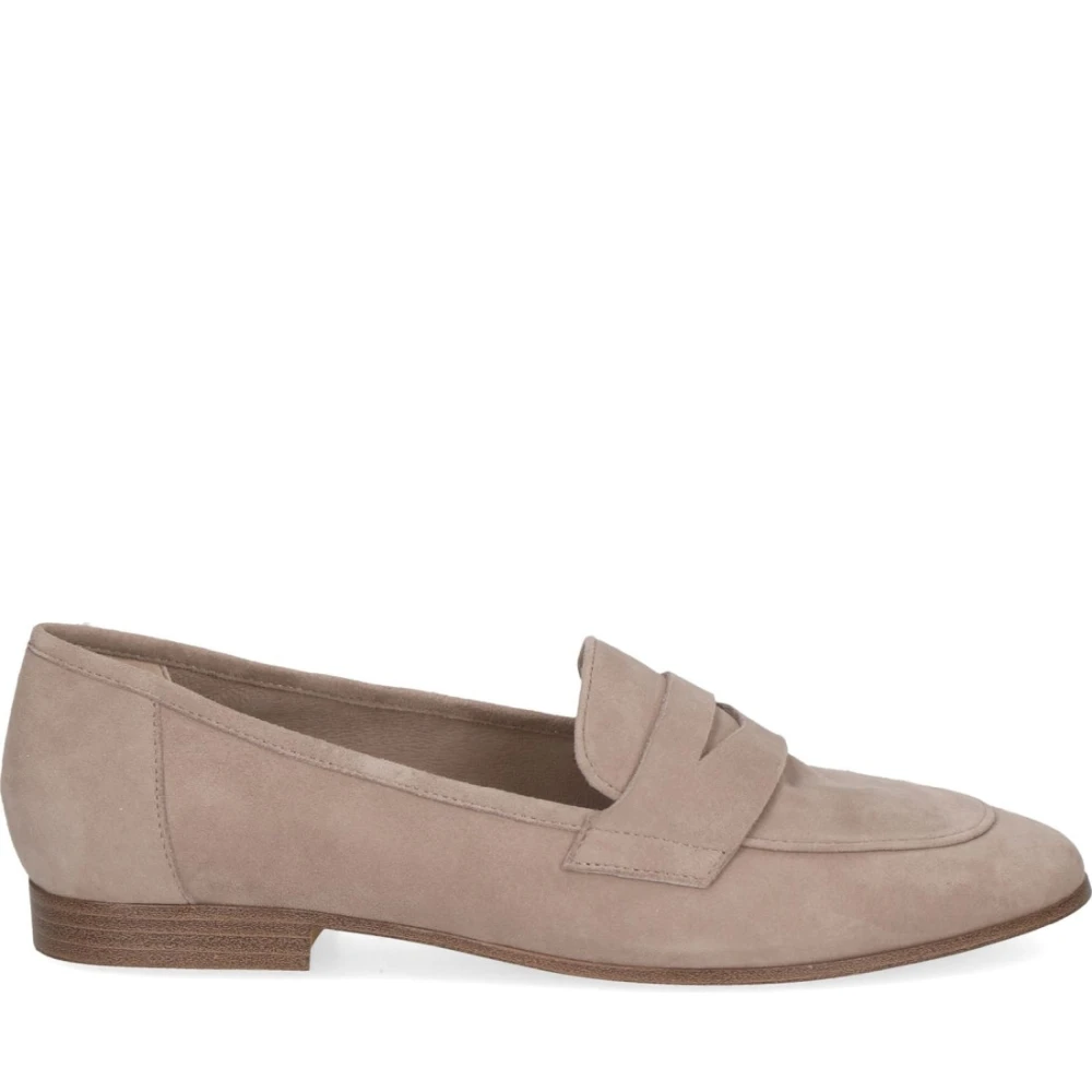 Caprice Women's Beige Loafers, 5 Uk, Closed Mocasins Loafers