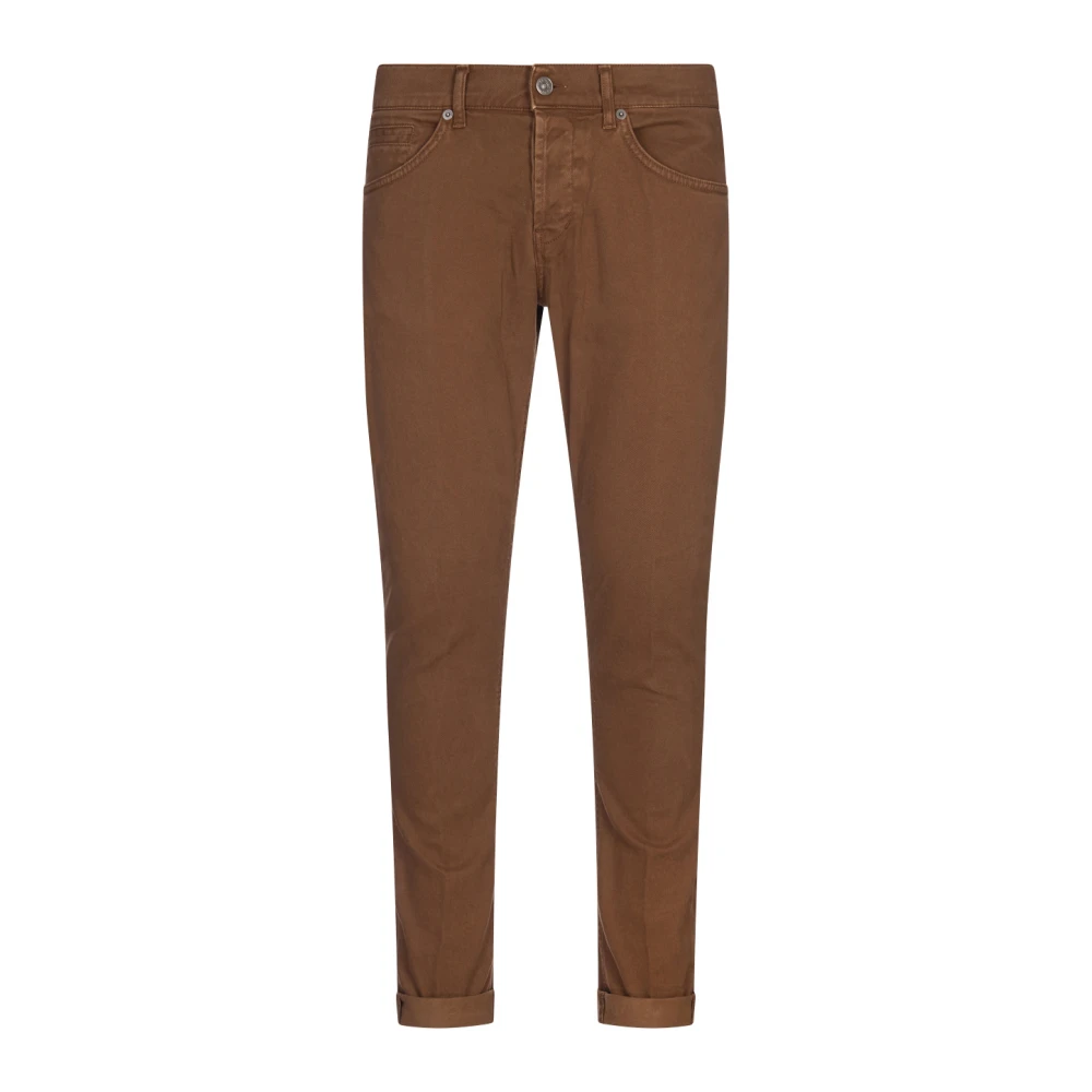 Dondup Bruine Skinny Fit Five-Pocket Broek Brown Heren