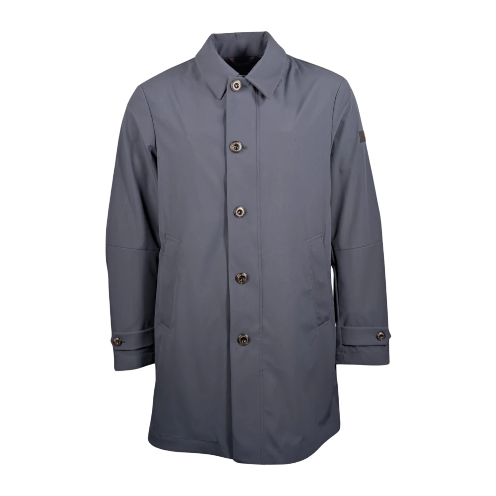 Peuterey Men's Blue Garretson Srt 05 Trench - Single-Breasted Coats - Xl - Coats