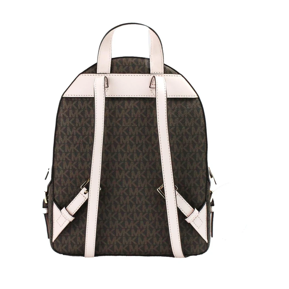 Michael Kors Jaycee Medium Zip Pocket Rugzak Brown Dames