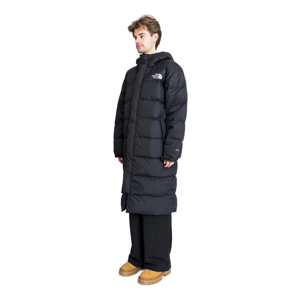 The North Face Zwarte Nuptse Parka Jas Black Heren