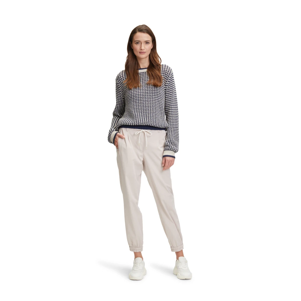 Betty & Co Gestreepte Lurex Gebreide Trui Multicolor Dames