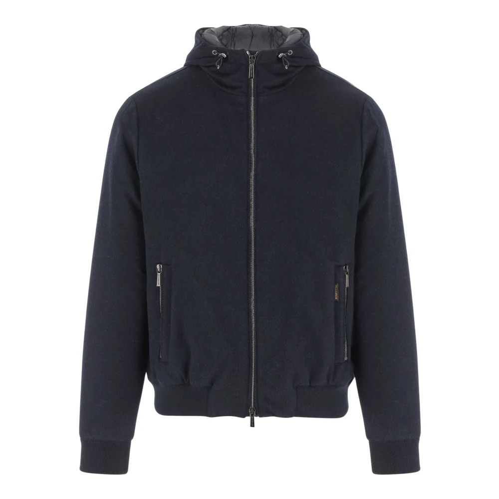 Moorer Uomo Blu Felpe, L, New, - Immagine 3