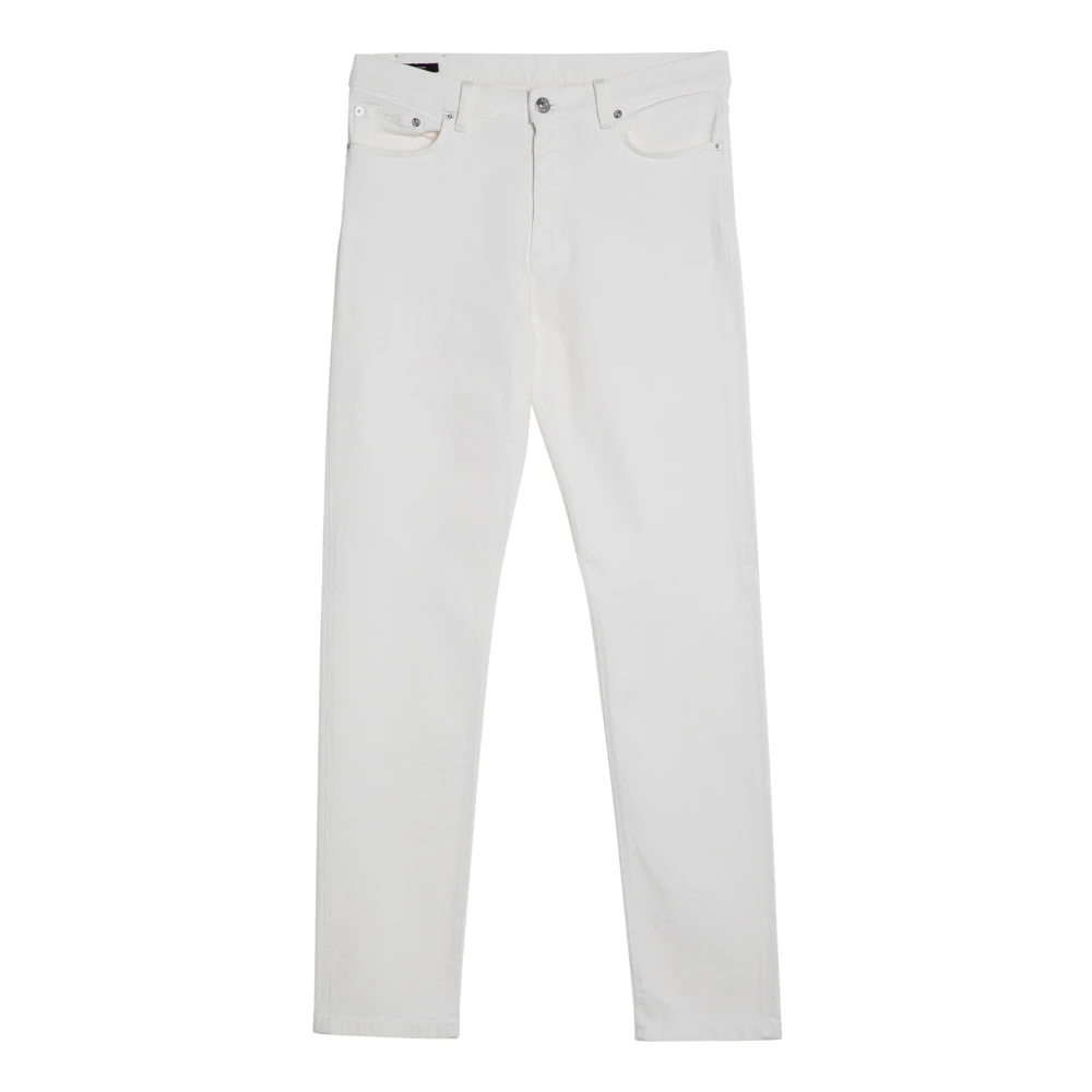 Ermenegildo Zegna Slim Fit Denim Jeans White Heren