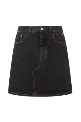 Chocker Denim Skirt