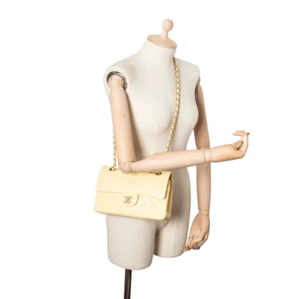 Chanel Vintage Pre-owned Leather chanel-bags Yellow Dames