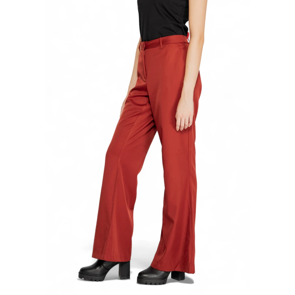 Vero Moda Flared Pant Herfst Winter Collectie Red Dames