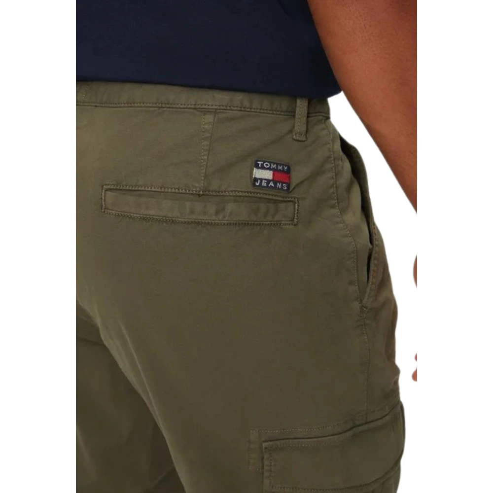 Tommy Hilfiger Groene Austin-broek met rits Green Heren