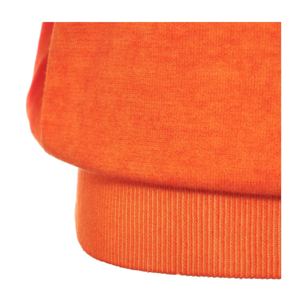 Peuterey Italiaans Polo Shirt met Logo Details Orange Heren