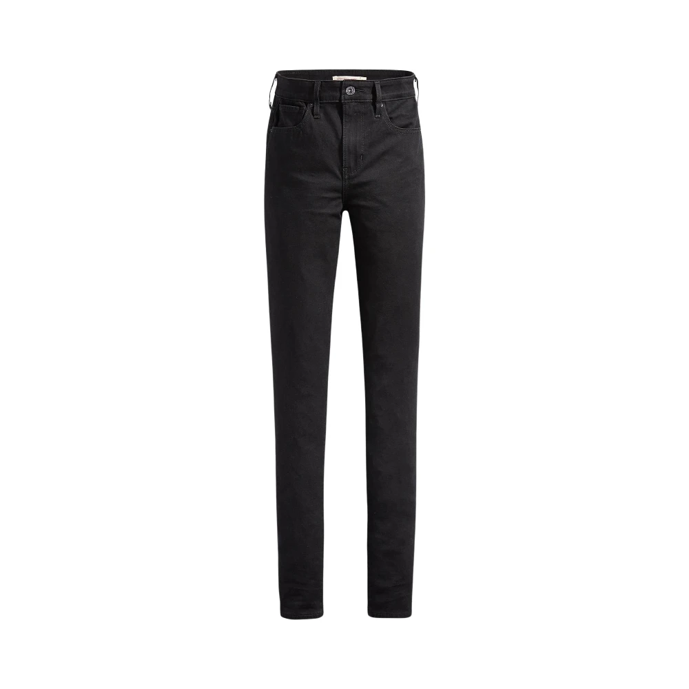 Levi's High Rise Skinny Jeans - Long Shot Black, Dam