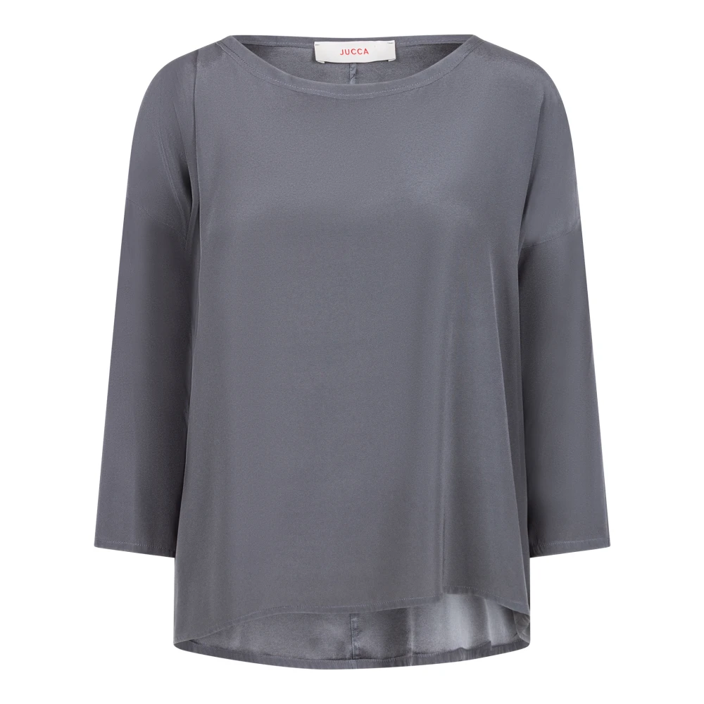 Jucca Grijze Shirt voor Stijlvolle Look Gray Dames