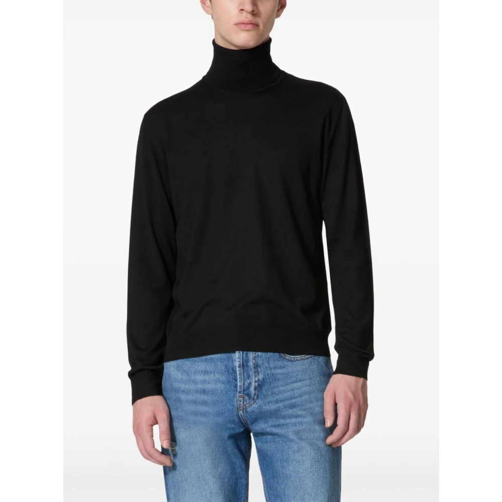 Valentino Garavani Zwarte Broek Elegante Stijl Black Heren
