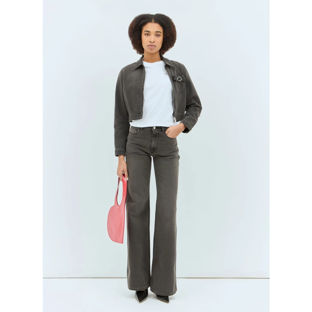 Coperni Crewneck Bodysuit met Logo Print White Dames