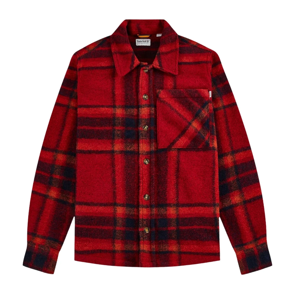 Timberland Lange mouwen shirt Red Heren
